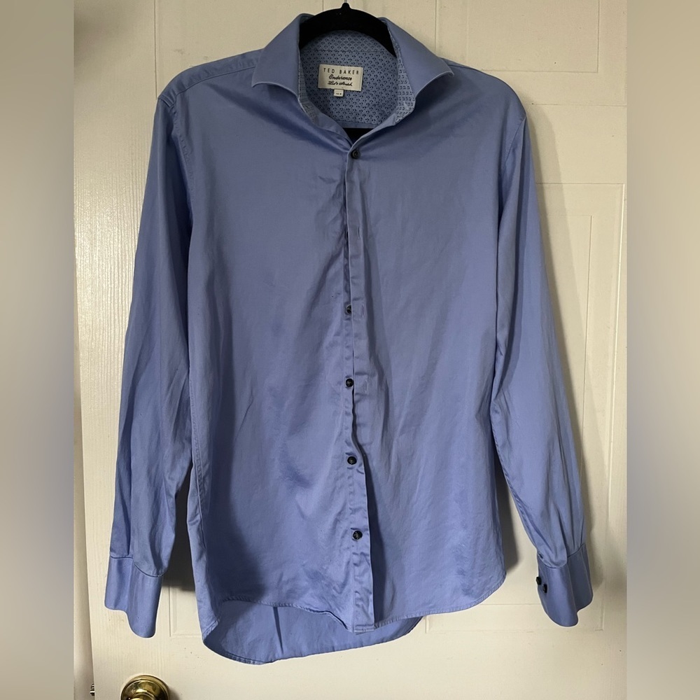 Ted Baker Blue Button-Down Shirt